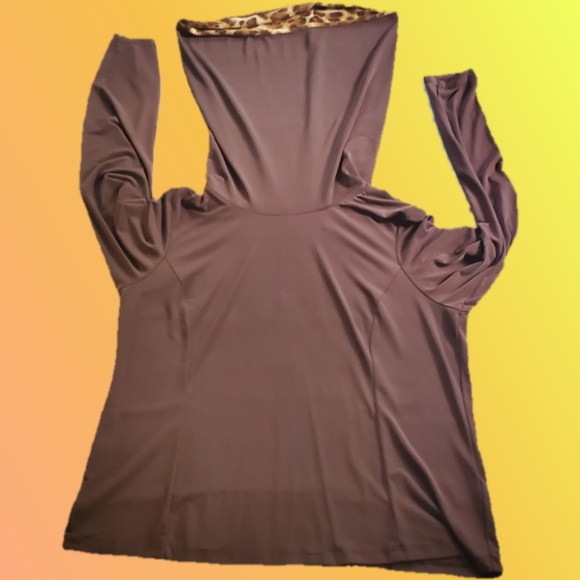 Lepord Print Cowl Neck by Simonton Says - Picture 11 of 12